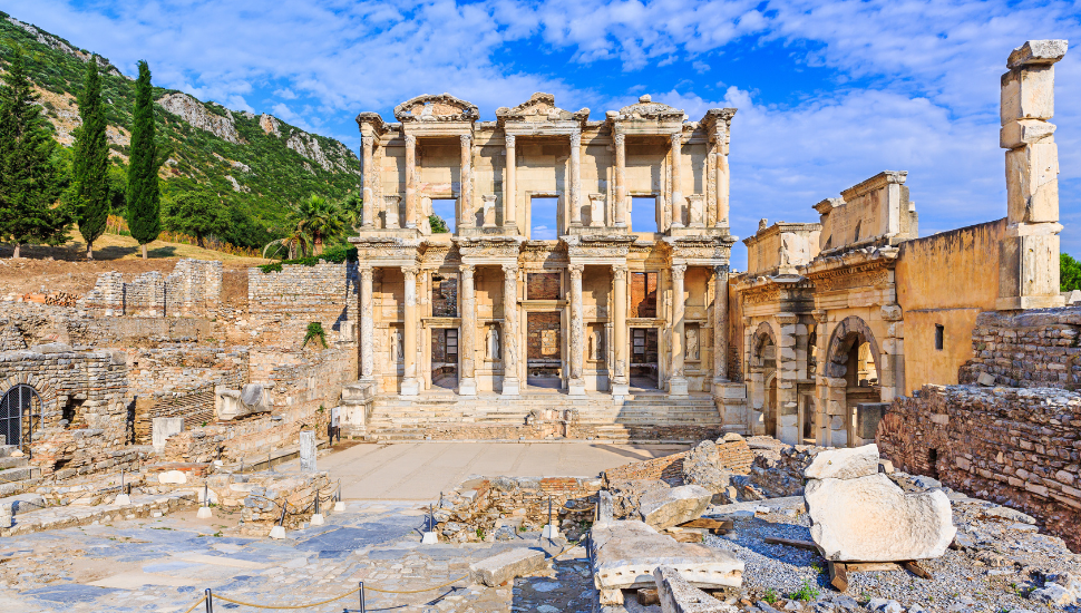 Library of Celsus in Ephesus Ancient city, Izmir, Turkey