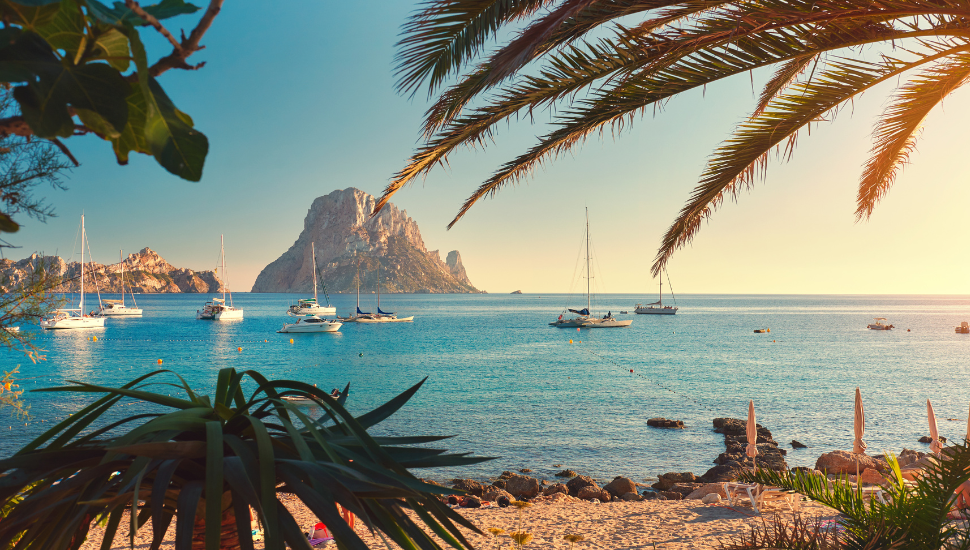 Cala d'Hort beach. Ibiza