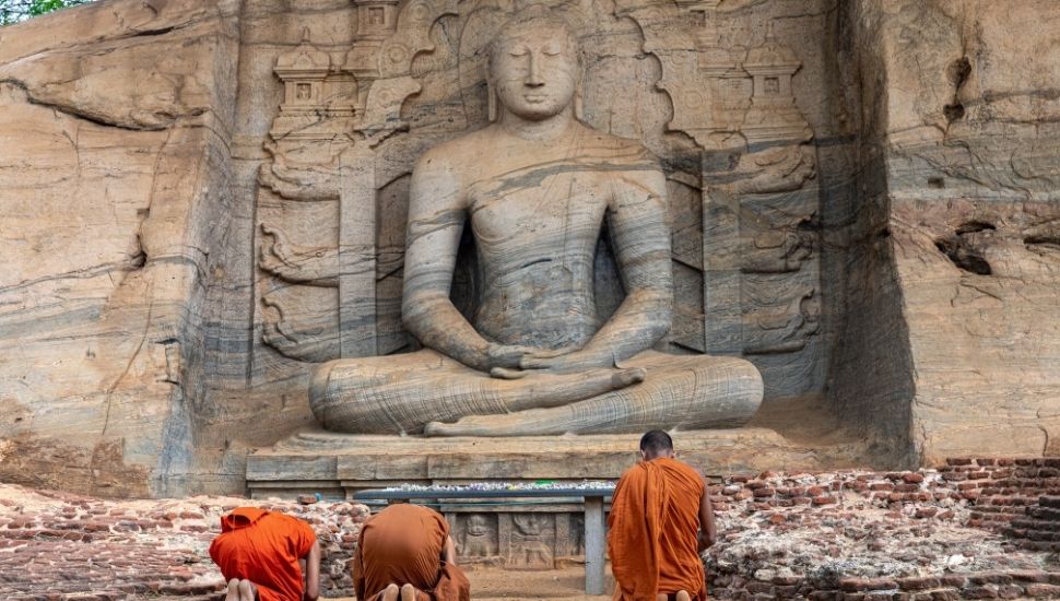 Gal Vihara Bhuddist Statue, Polonnaruwa