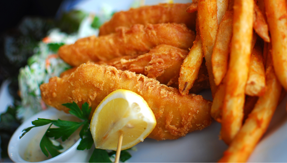 Fish and chips in Benidorm