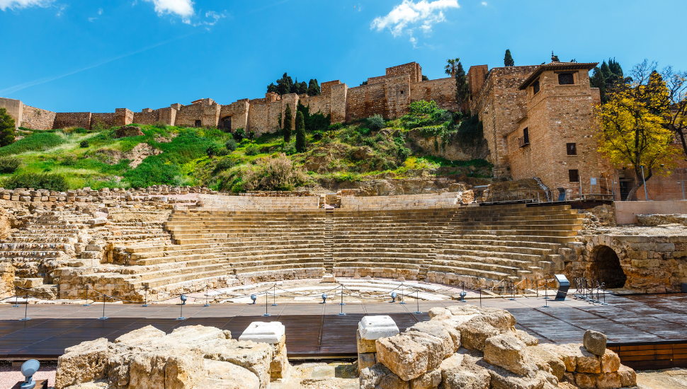 Fortress Alcazaba and Roman Theatre Ruins, Malaga