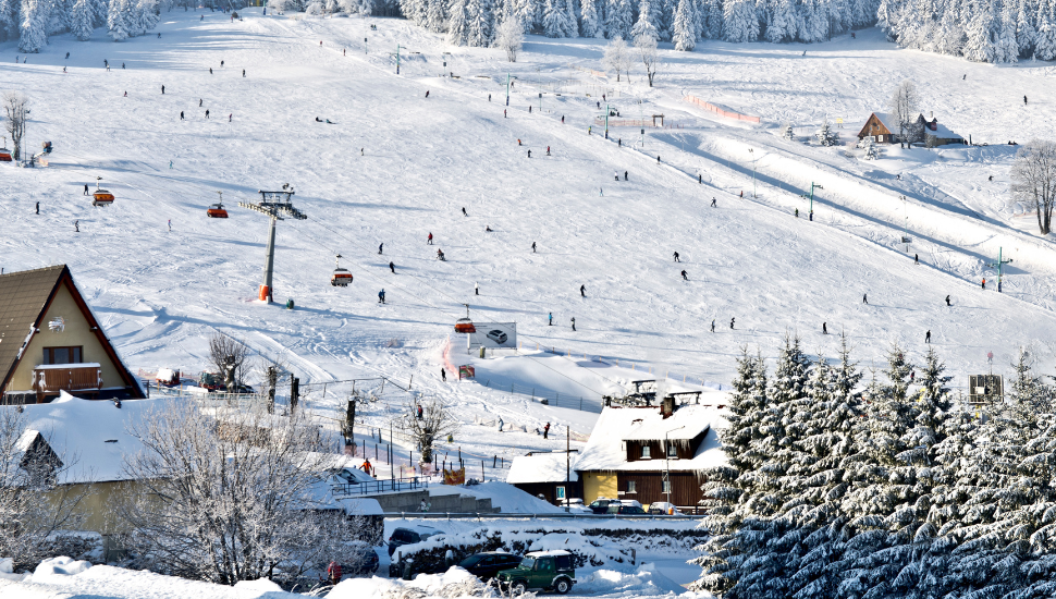 Zieleniec ski station, Poland