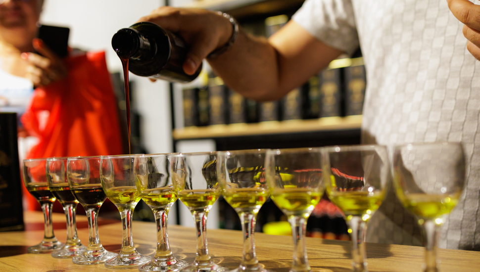 Olive oil tasting in Corfu