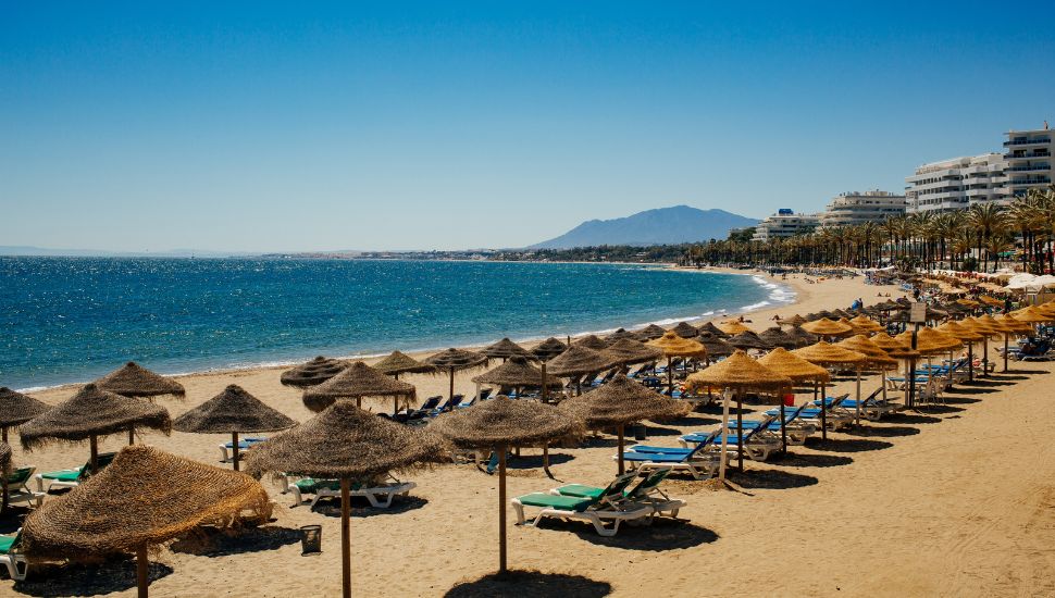 Beach in Marbella, Costa Del Sol