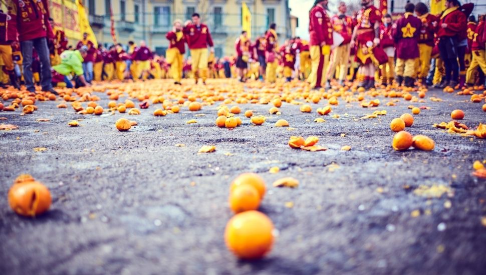 Battle of the Oranges, Italy