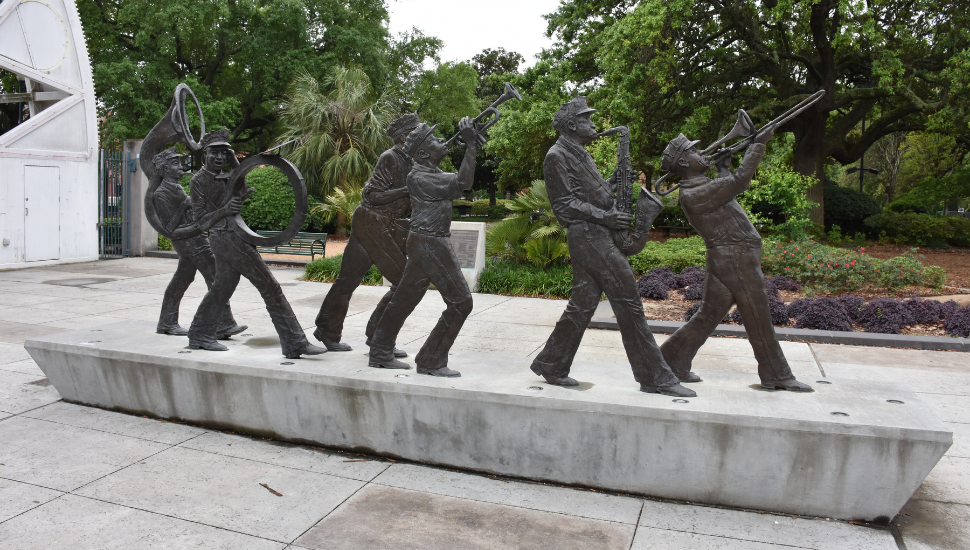 Jazz Statue in New Orleans