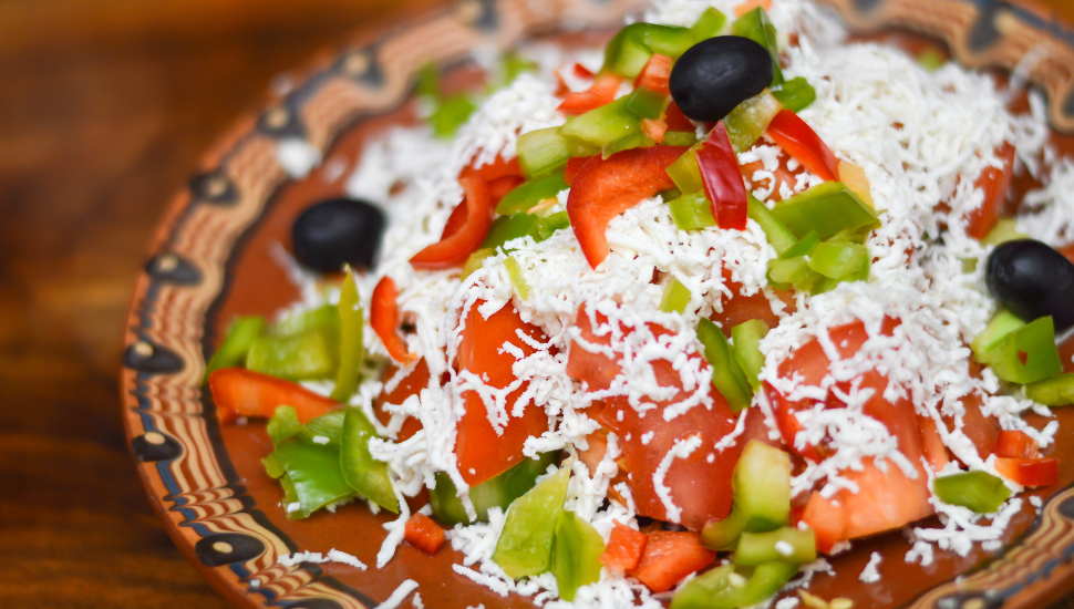 Bulgarian Shopska Salad