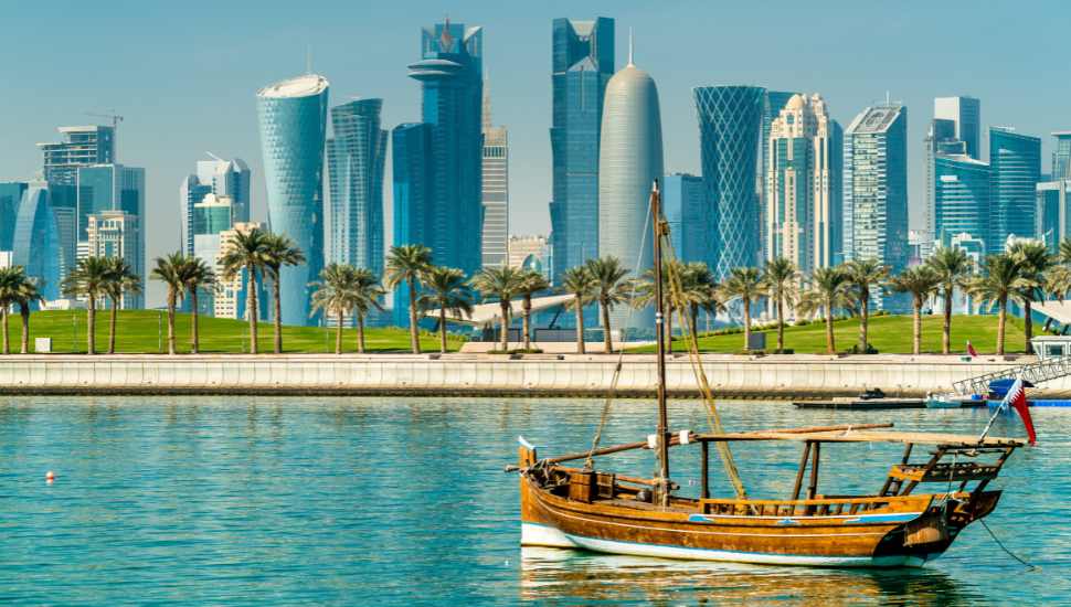 Traditional Arabic Dhow in Doha, Qatar