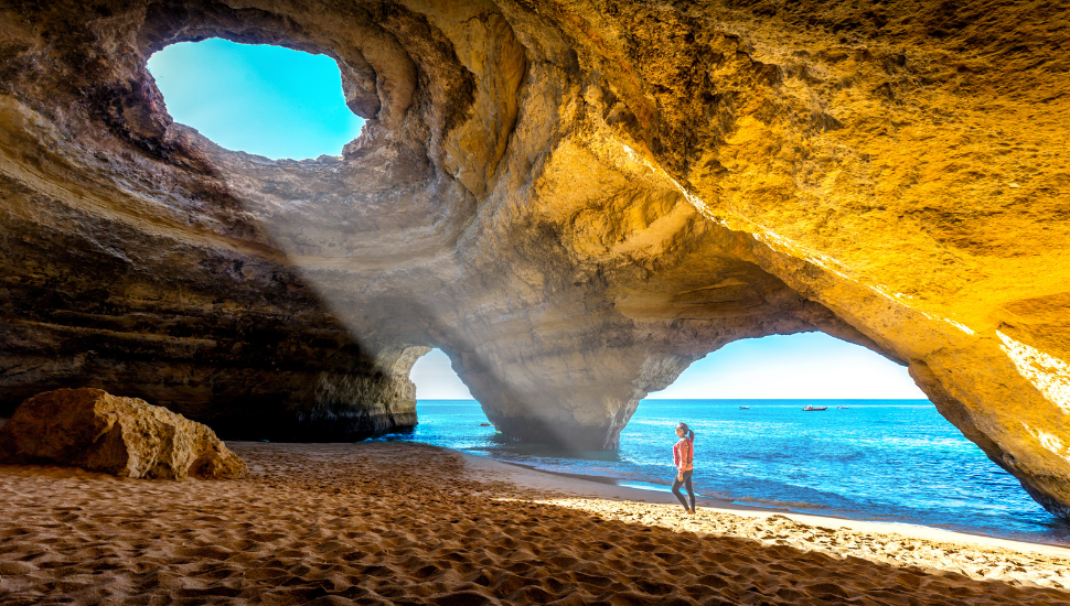 Benagil cave in Portimao Portugal