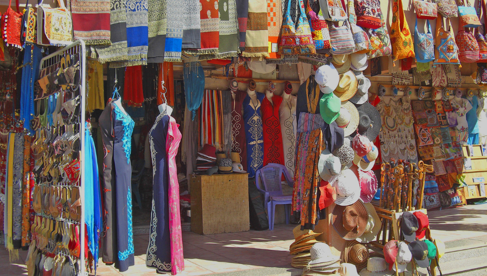 Egypt souk at Edfu