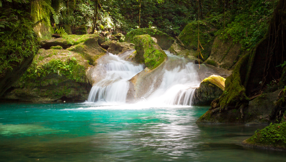 Reach falls in Jamaica