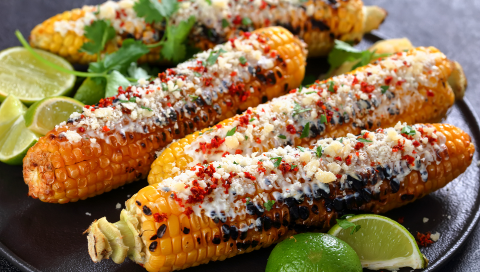 Elotes: Mexican street corn