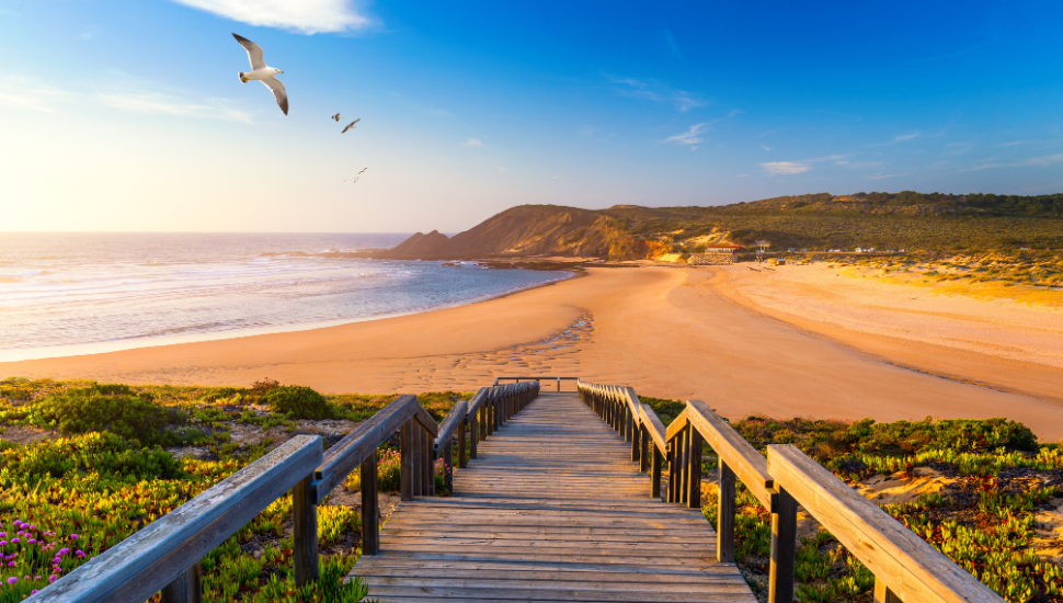 Praia da Amoreira, District Aljezur, Algarve Portugal