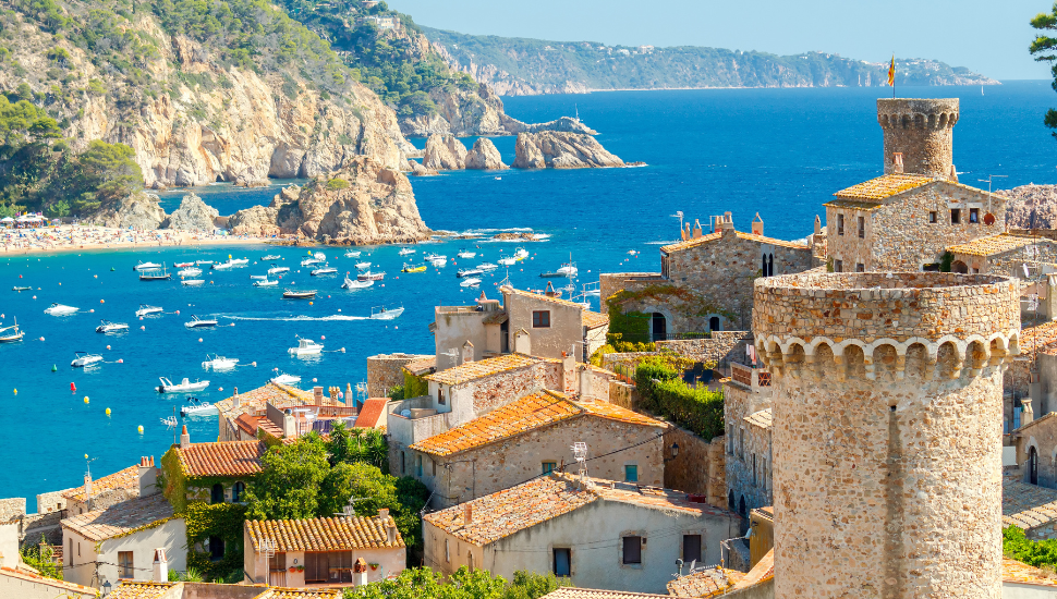 Tossa de Mar, Costa Brava, Spain.