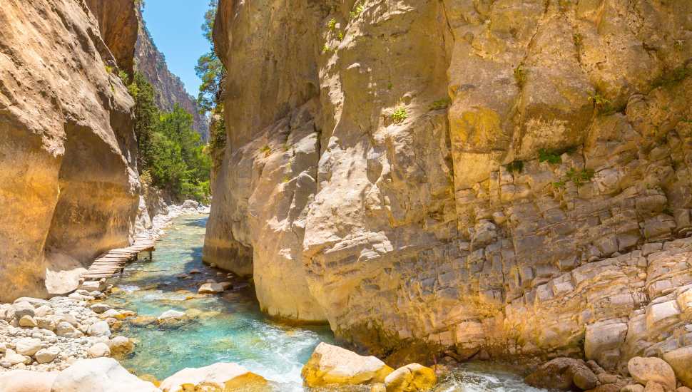 Samaria Gorge Passage, Crete