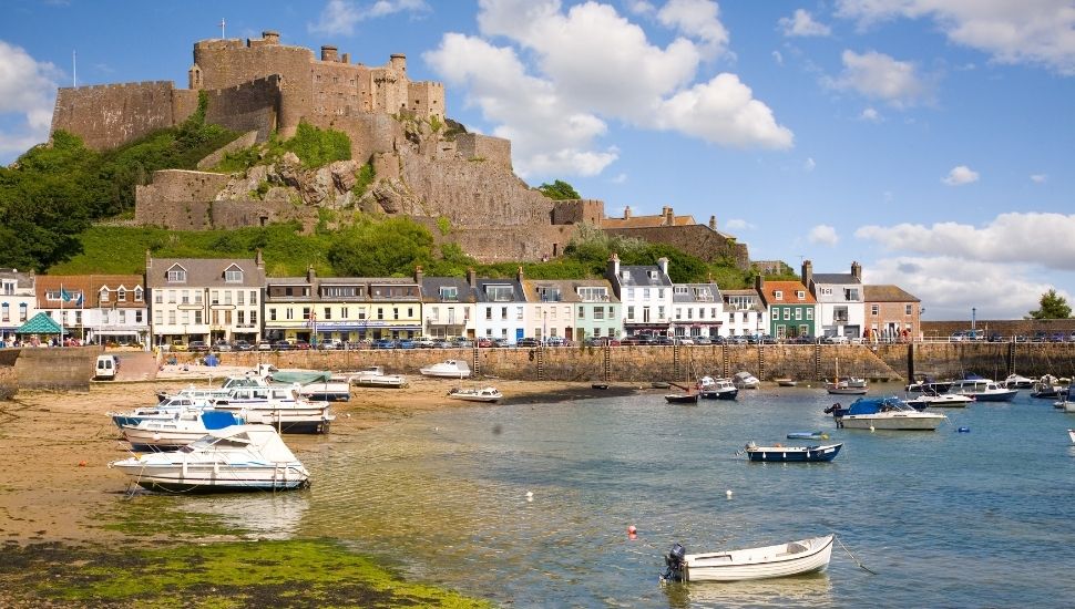 Gorey and Mont Orgueil Castle in Jersey