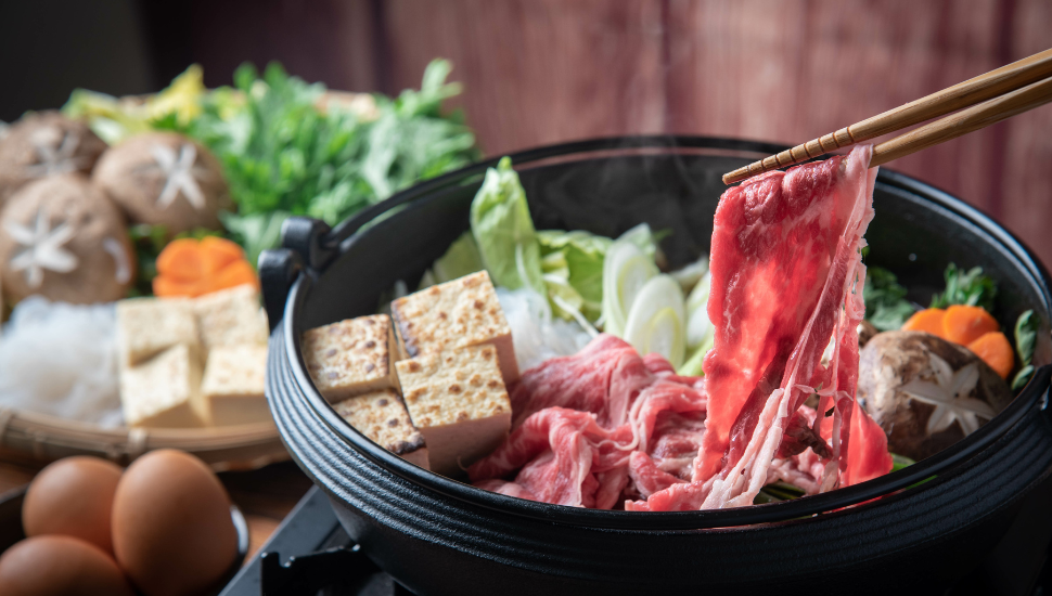 Japanese Sukiyaki Beef Hotpot