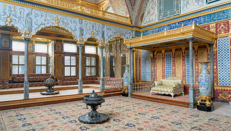 The harem of the sultans in the Topkapi Palace in Istanbul, Turkey